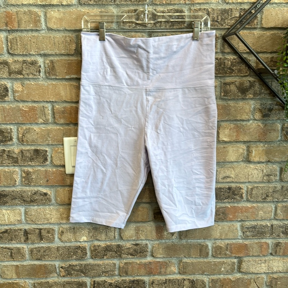 Lilac biker shorts